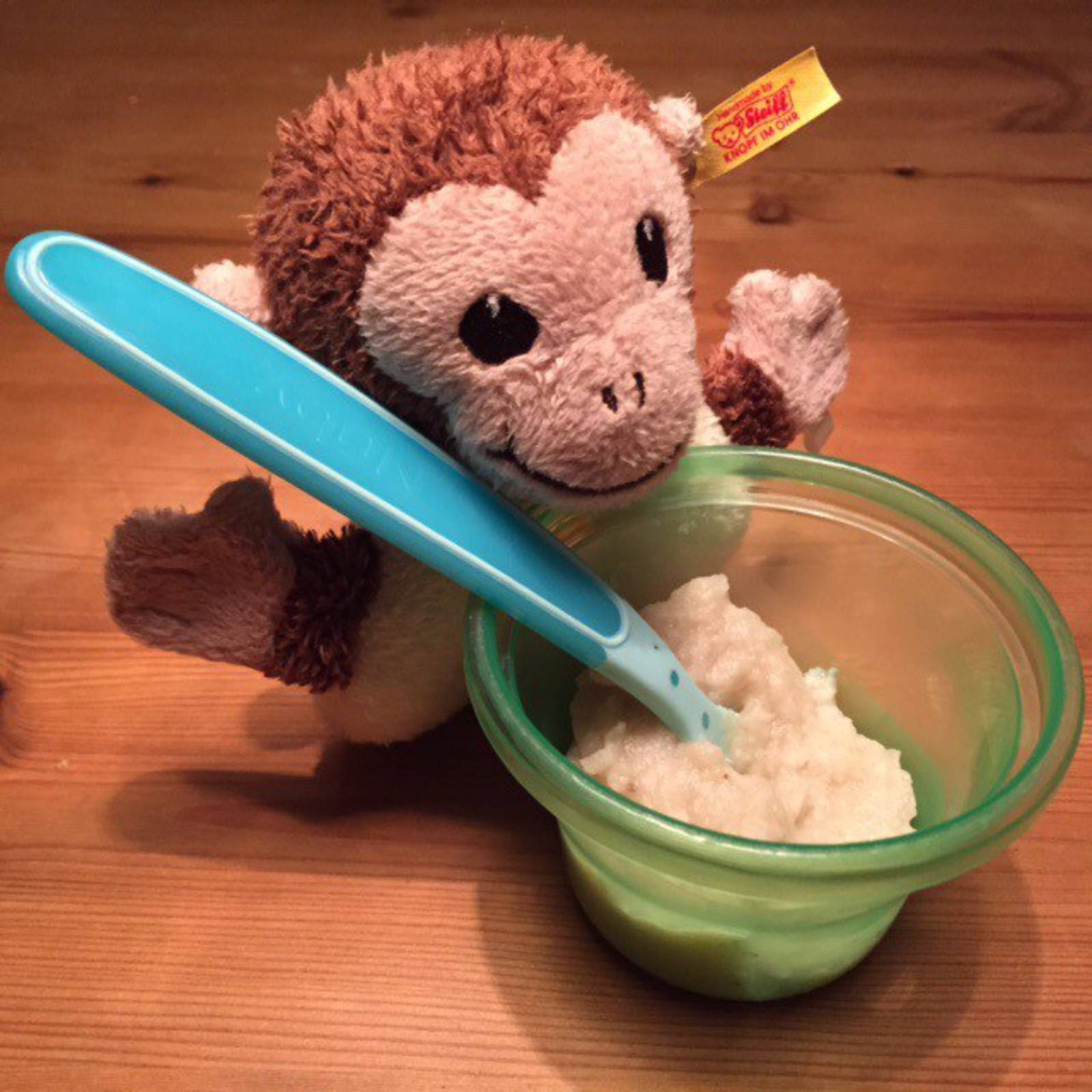 BABY: Apfel-Bananen-Haferflocken-Brei Rezept - ichkoche.de