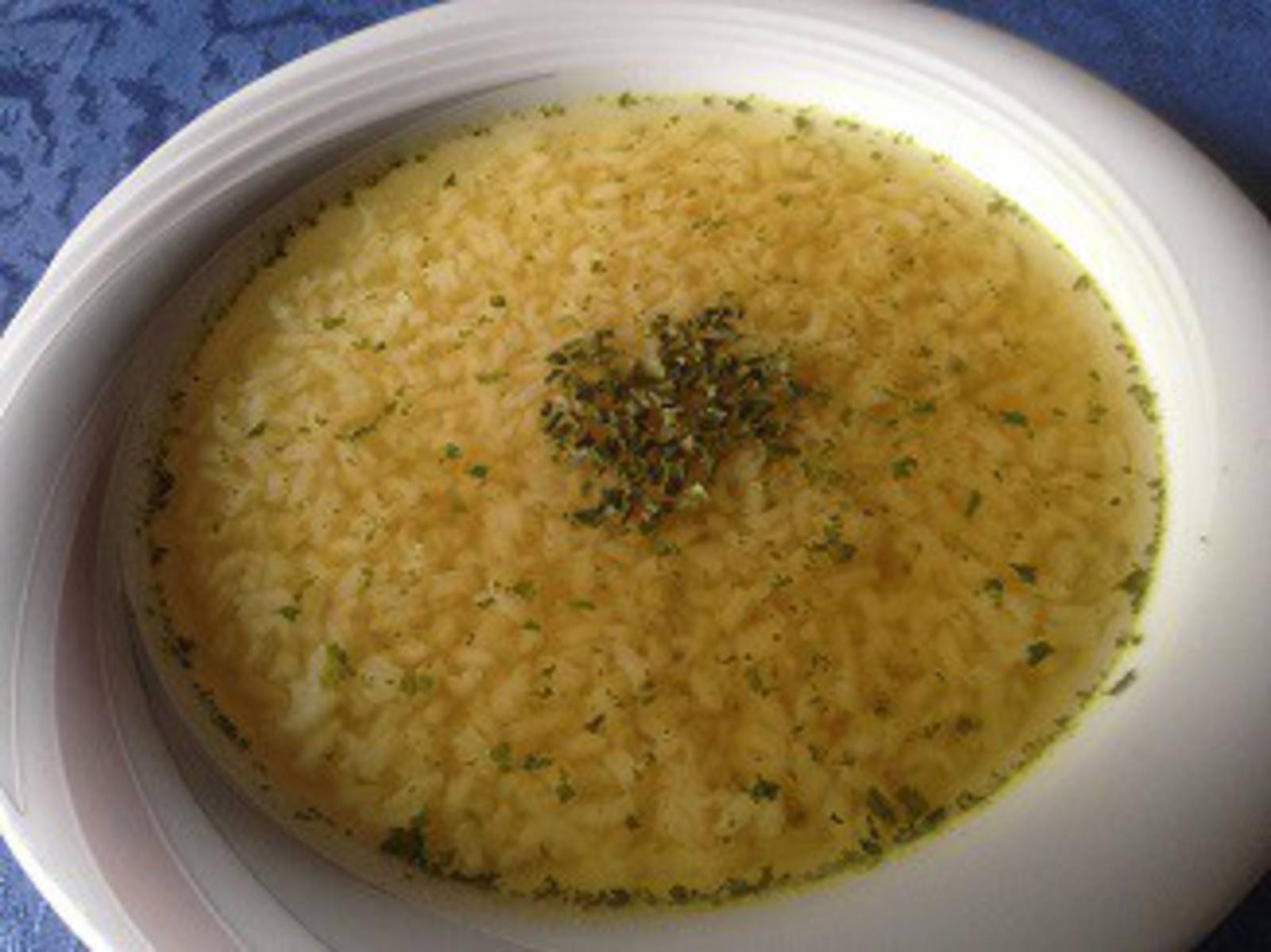 Reissuppe mit Schnittlauch Rezept - ichkoche.ch