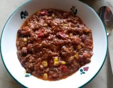 Chili con carne mit Faschiertem