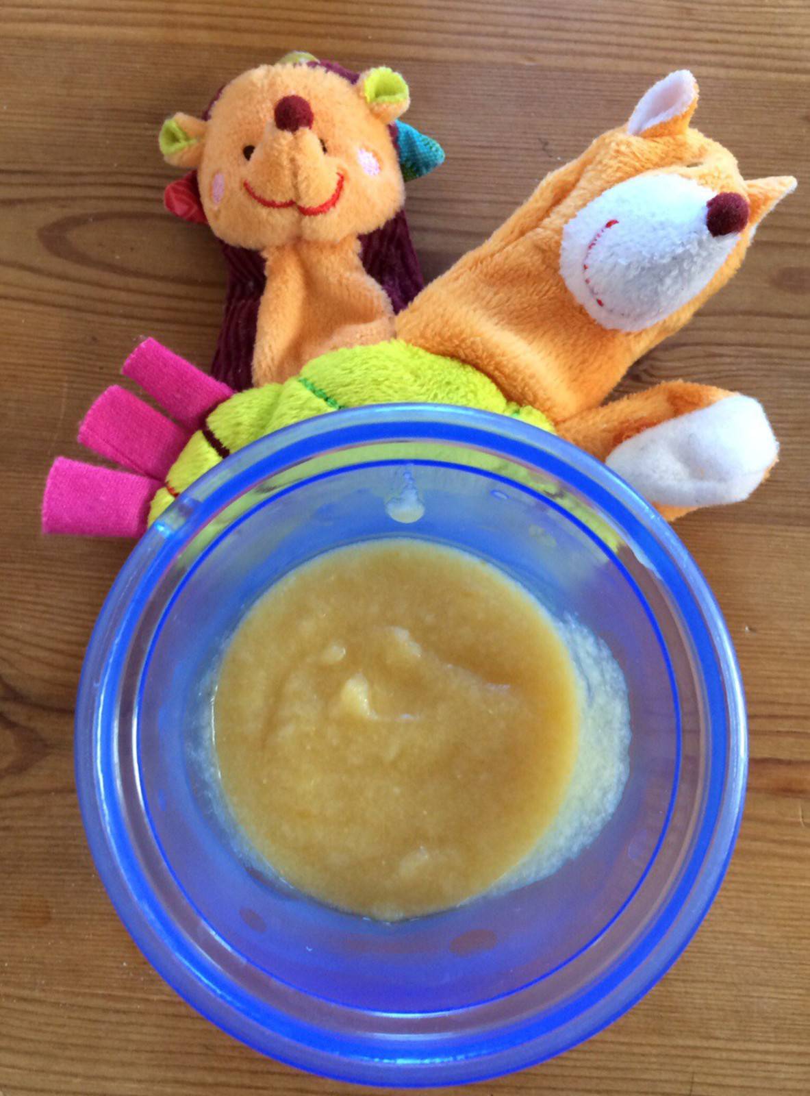 BABY: Zucchini-Süßkartoffel-Reisflocken-Brei Rezept - ichkoche.de BABY: Zucchini-Süßkartoffel-Reisflocken-Brei Rezept - ichkoche.de