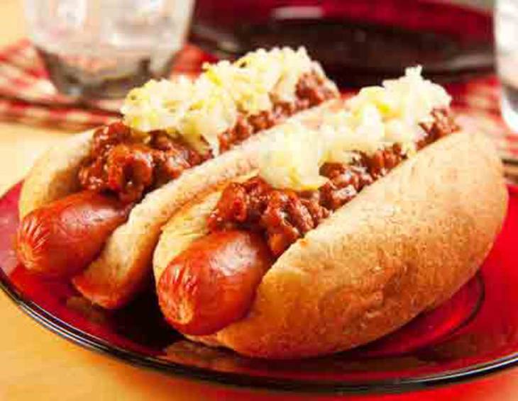 Chili Hot Dogs Chili Hot Dogs
