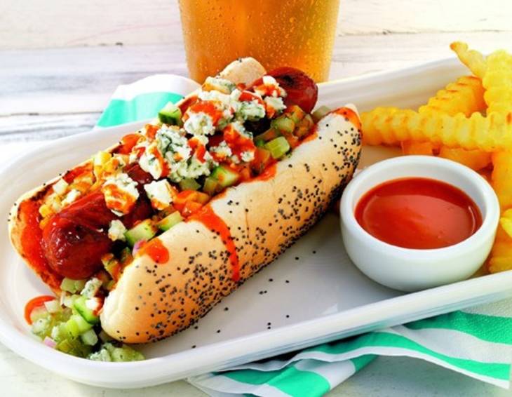 Scharfe Buffalo Hot Dogs Scharfe Buffalo Hot Dogs