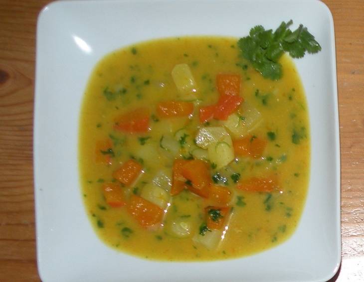 Kürbis-Kartoffelsuppe