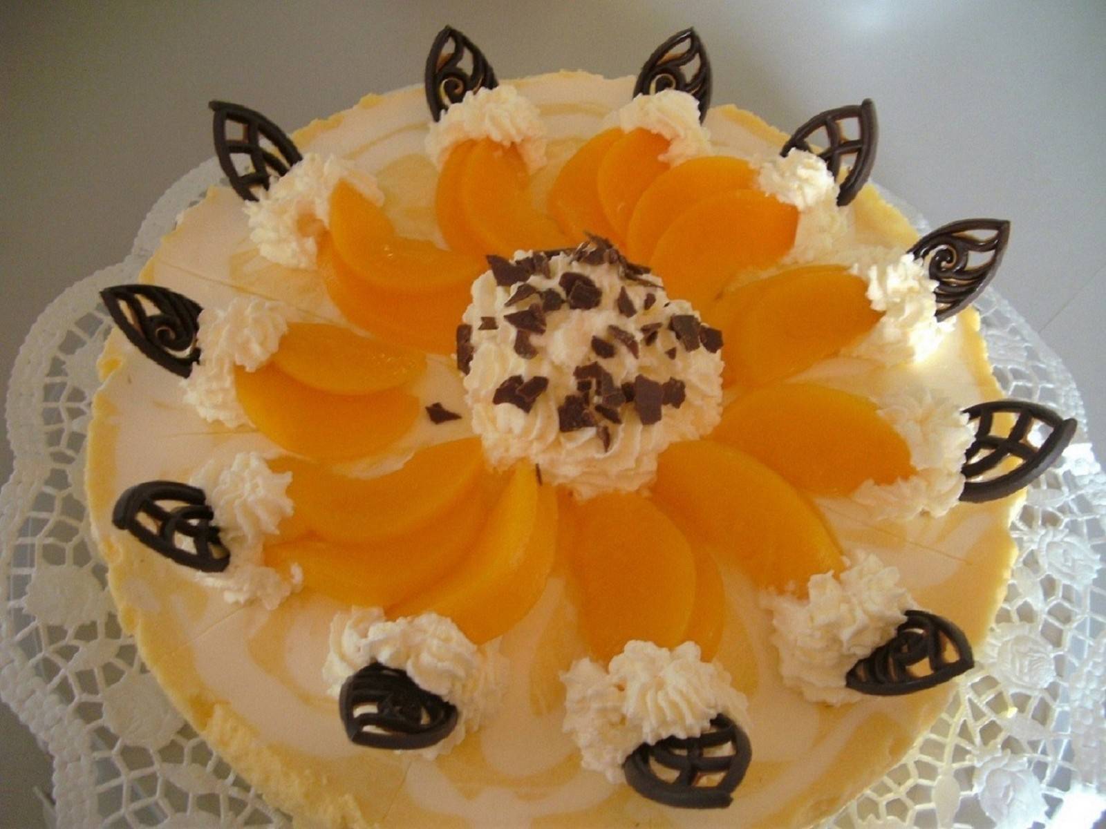 Pfirsich-Buttermilch Torte