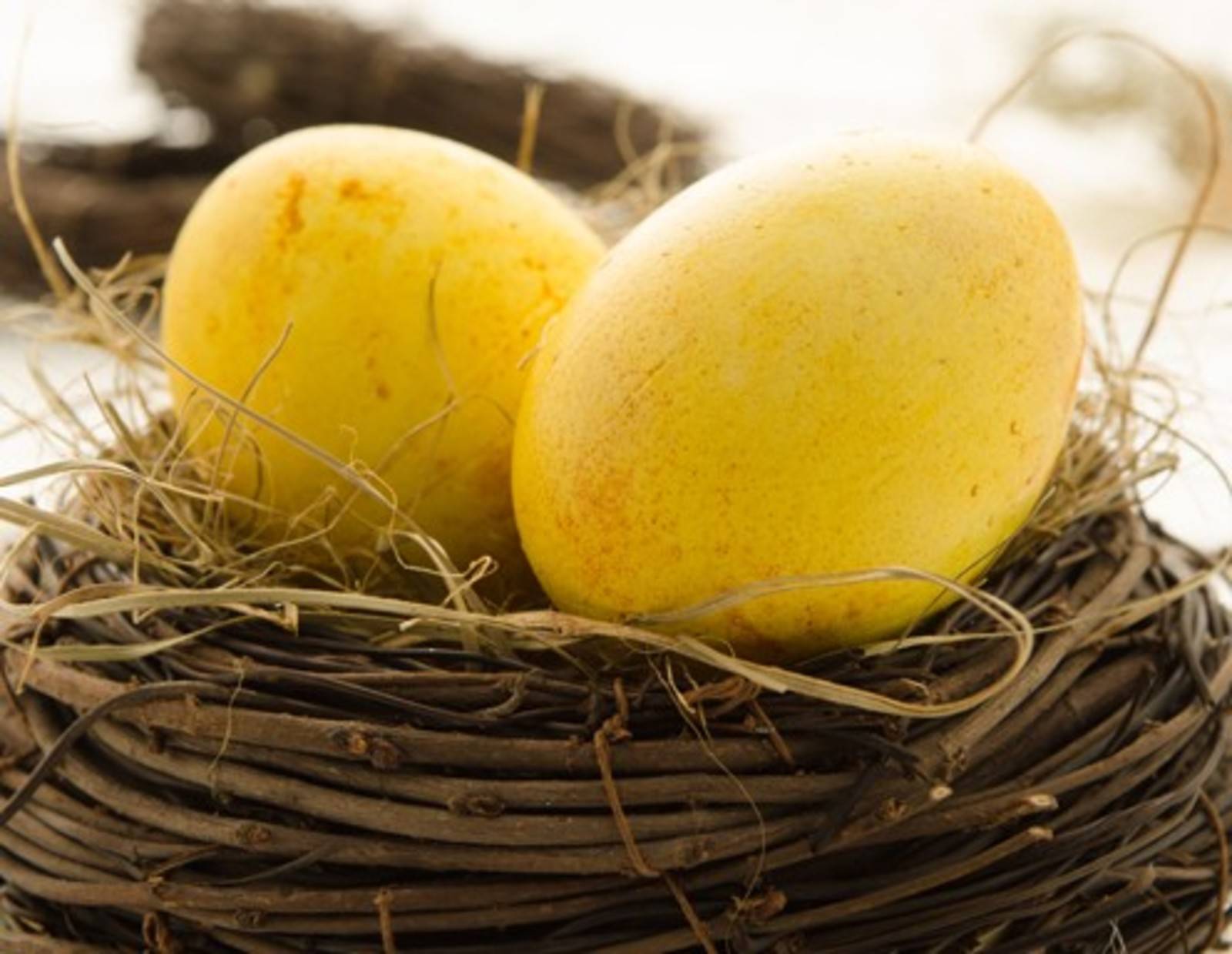 Eier färben mit Kurkuma