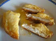 Pariser Schnitzel mit Mozzarella überbacken Pariser Schnitzel mit Mozzarella überbacken
