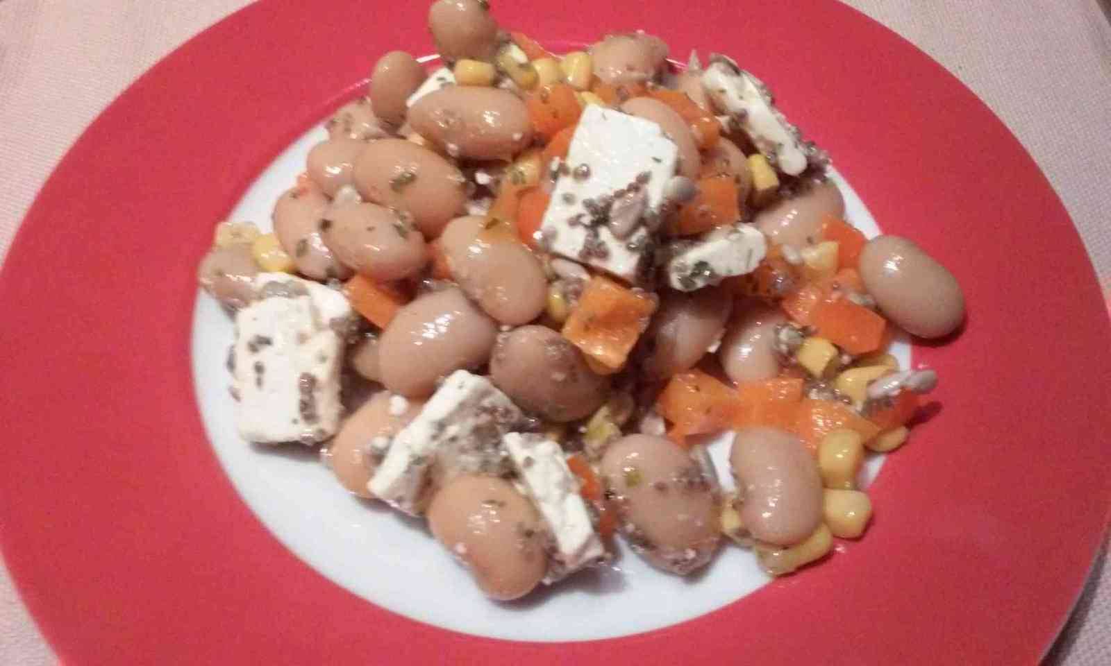 Feta-Riesenbohnen-Salat