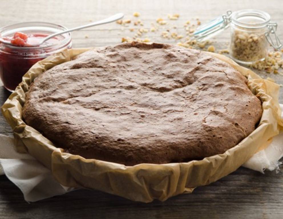 "Torta formosa" mit Erdbeerkompott "Torta formosa" mit Erdbeerkompott