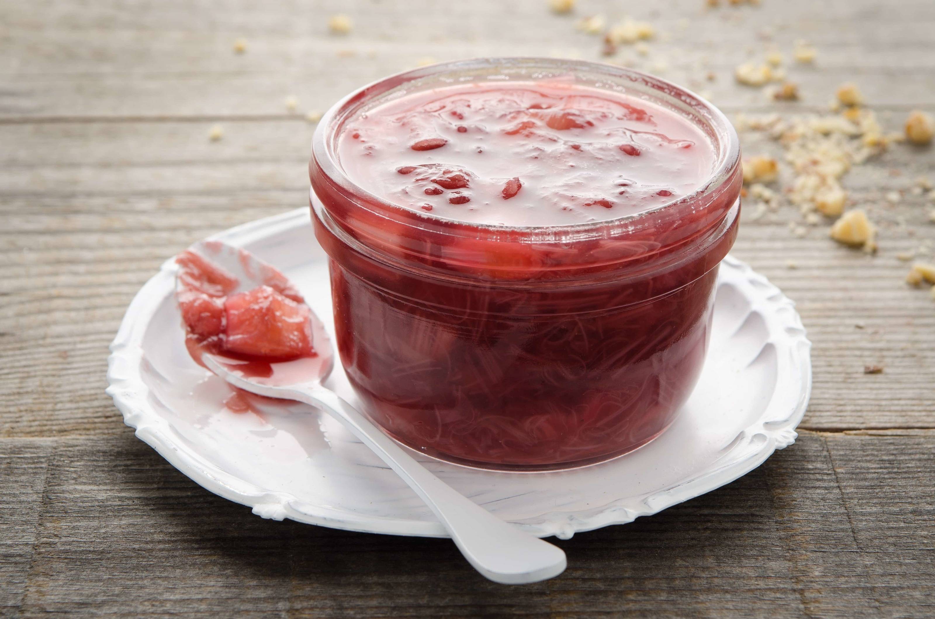 Rhabarberkompott Rhabarberkompott