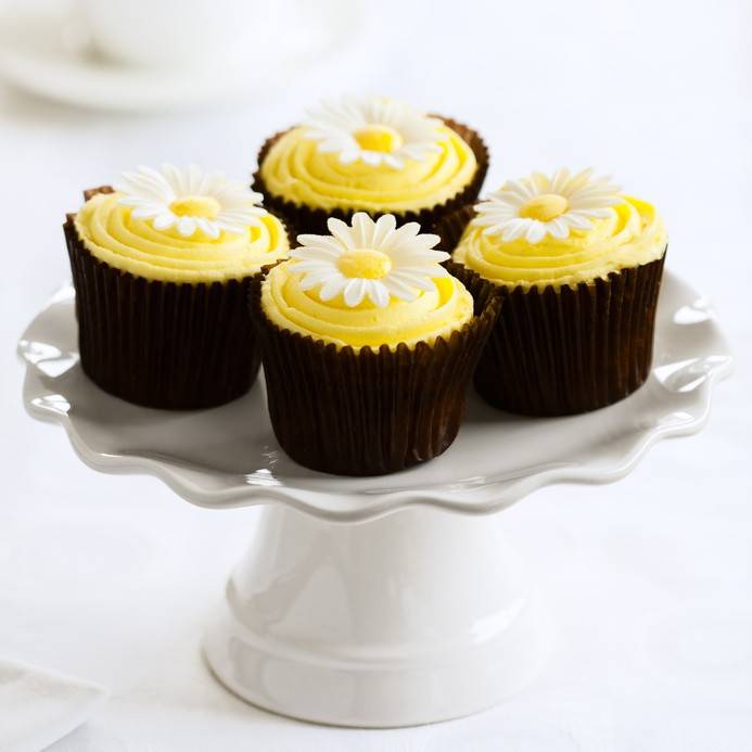 Zitronige Frühlingscupcakes Rezept