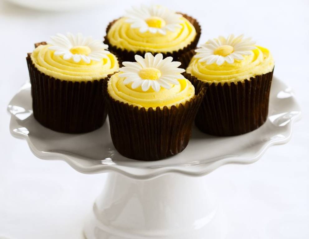 Zitronige Frühlingscupcakes Zitronige Frühlingscupcakes