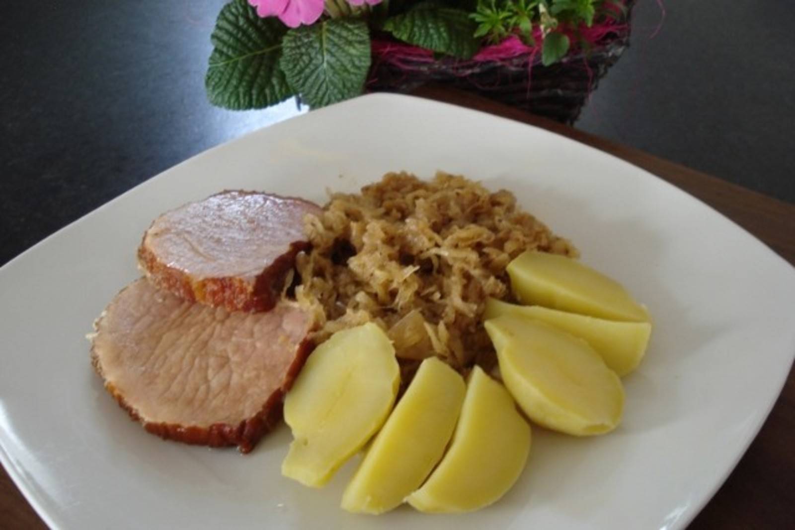 Sauerkraut mit Selchkarree