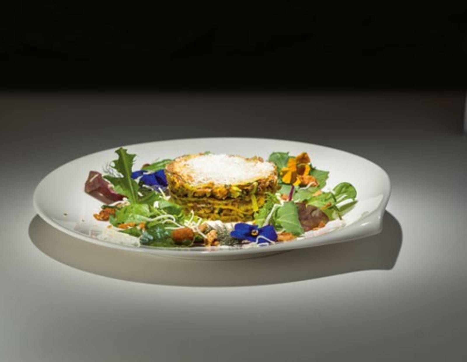 Törtchen von der Grammelpalatschinke Rezept