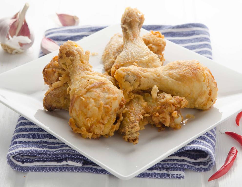 Hendl in pikanter Buttermilch-Panier Hendl in pikanter Buttermilch-Panier