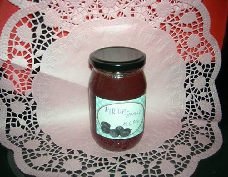 Kirsch-Vanille-Marmelade