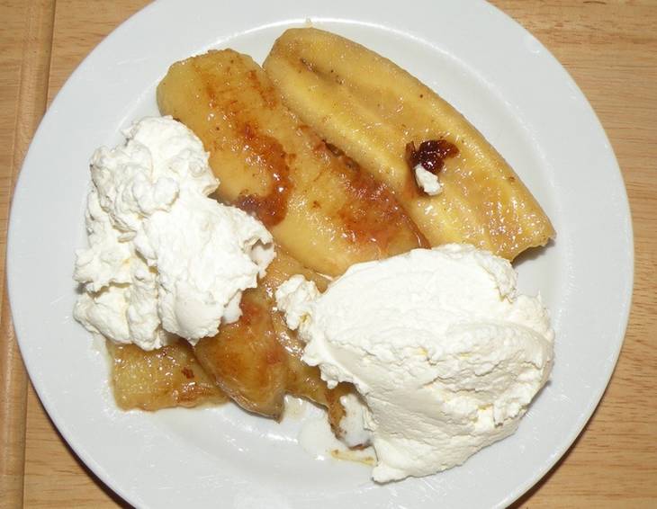 Bananen in Erdnussbutter-Karamell Bananen in Erdnussbutter-Karamell