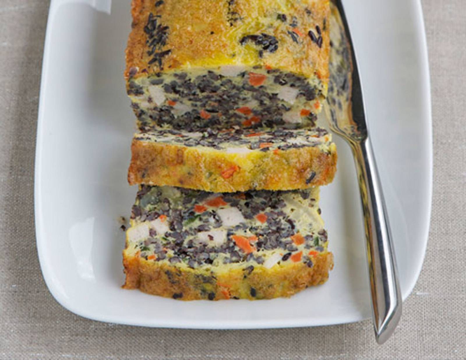 Picknick- oder Partybrot aus schwarzem Reis Rezept