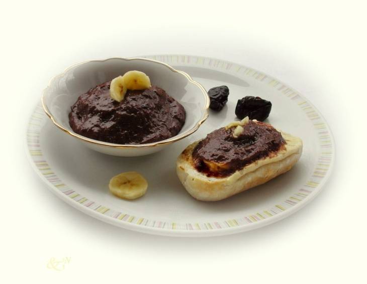 Dörrpflaumen-Bananen-Aufstrich Dörrpflaumen-Bananen-Aufstrich