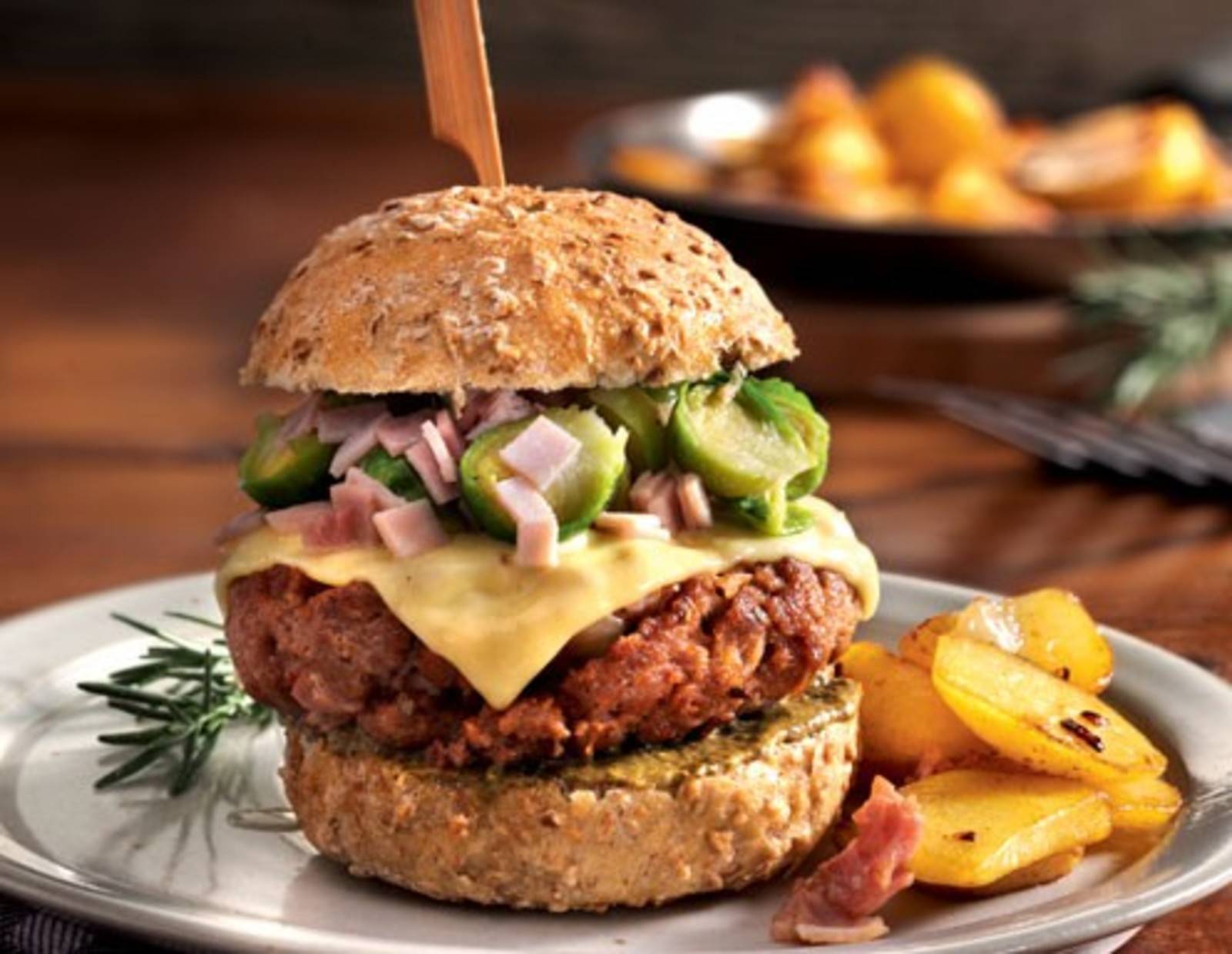 Wildschwein-Burger Rezept