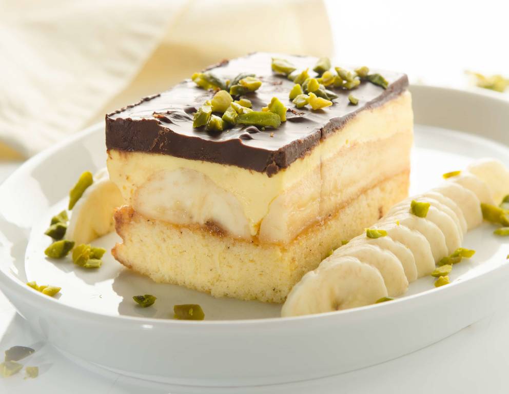 Leichte Bananenschnitten ohne Butter Leichte Bananenschnitten ohne Butter