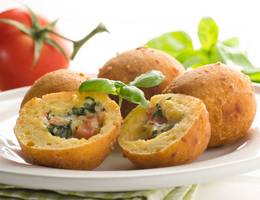 Paradeiser-Basilikum-Käseknödel Paradeiser-Basilikum-Käseknödel