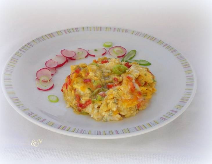 Eierspeise mit Gorgonzola Eierspeise mit Gorgonzola