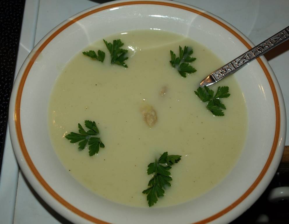 Spargelcremesuppe Spargelcremesuppe