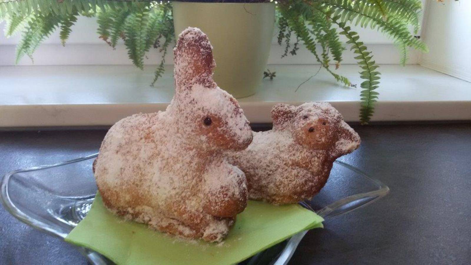 Osterlamm und Osterhase Rezept - ichkoche