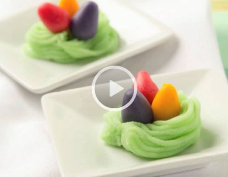 Video - Süßes Osternest aus Marzipan