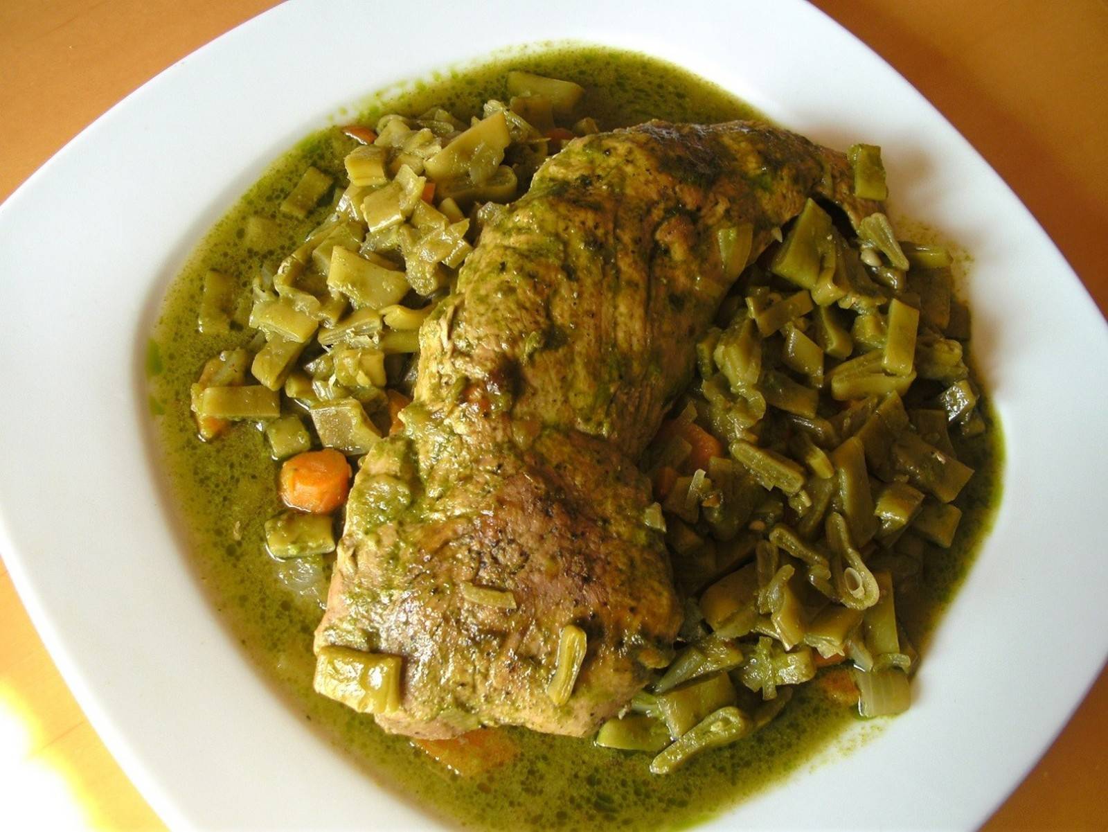 Kalbsfilet auf Bärlauchfisolen Rezept - ichkoche.de
