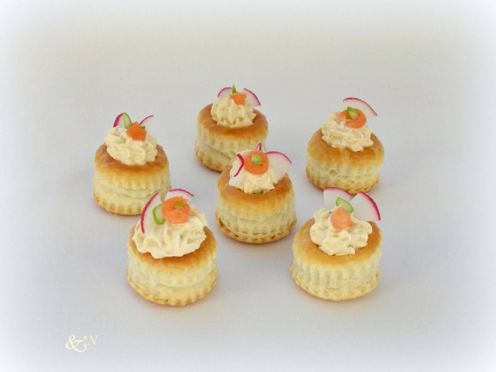 Mini-Pasteten mit Lachscreme Rezept - ichkoche.at