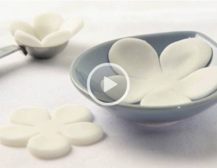 Video - Süße Blumen aus Fondant