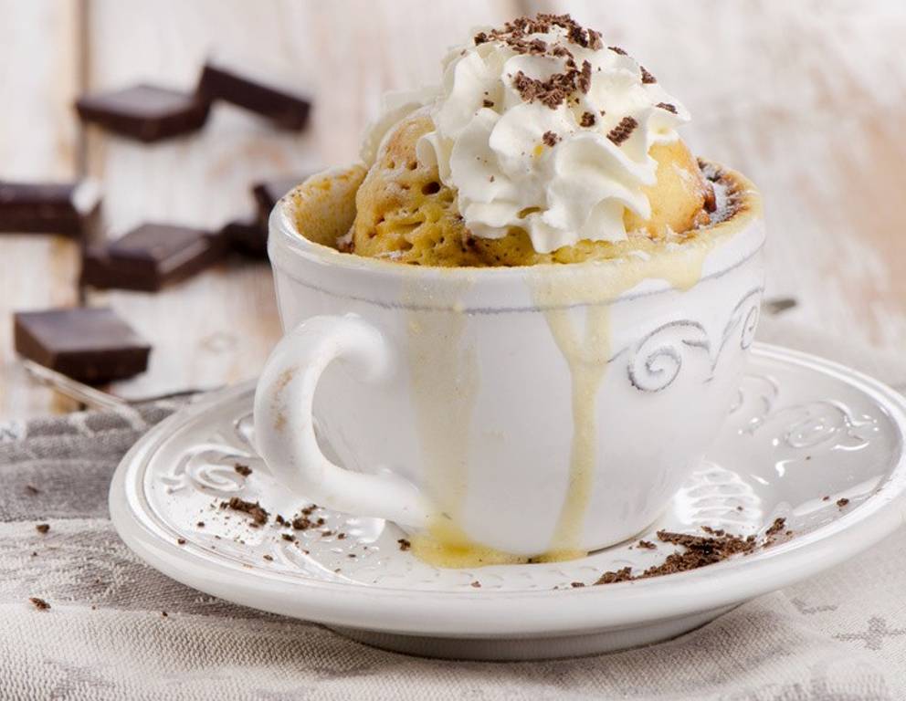 Schoko-Bananen-Tassenkuchen Schoko-Bananen-Tassenkuchen