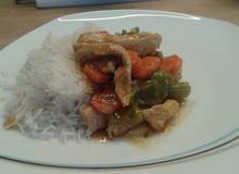 Basmatireis mit Huhn Süß-Scharf Basmatireis mit Huhn Süß-Scharf