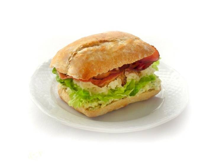 Sandwich mit Sellerie und Birne