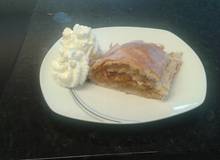 Apfelstrudel im Blätterteig