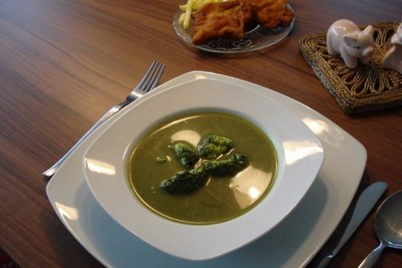 Brokkoli-Bärlauch-Suppe