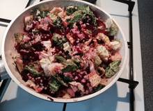 Bulgur-Quinoa mit Roten Rüben und Kohl Bulgur-Quinoa mit Roten Rüben und Kohl