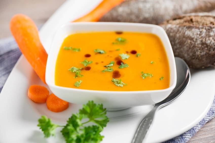 Karottensuppe aus der Mikrowelle Rezept