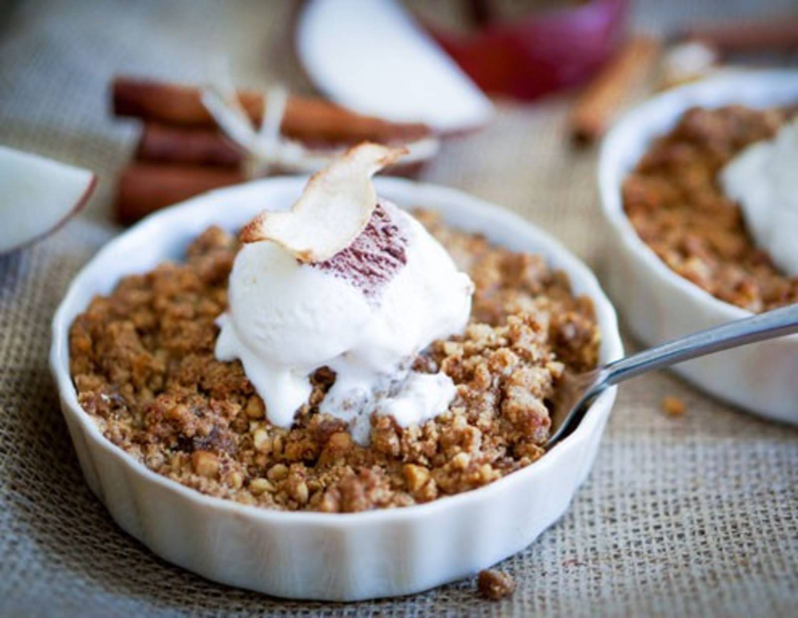 Apfel Crumble Rezept