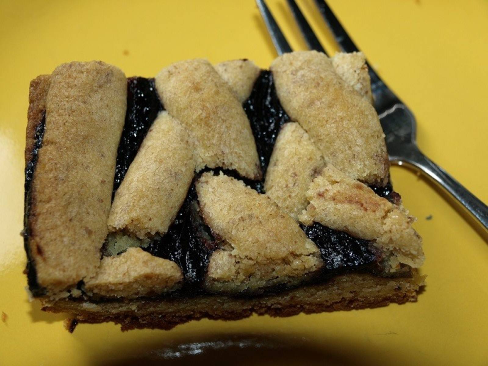 Gitterkuchen aus Vollkornmehl