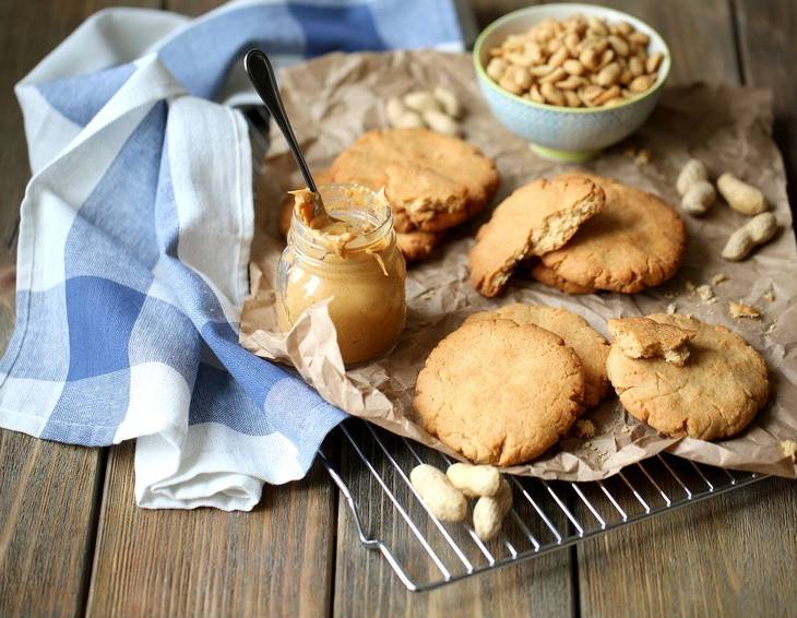 Erdnussbutter Cookies