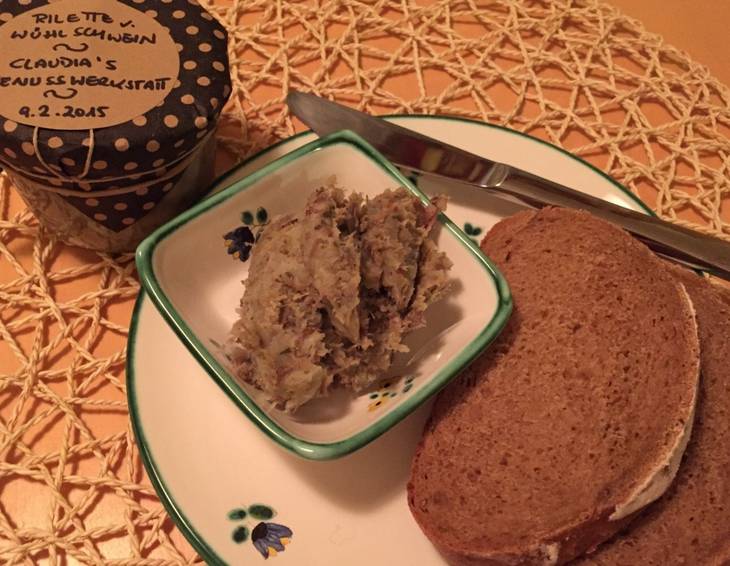 Rillette vom Wühlschwein Rillette vom Wühlschwein