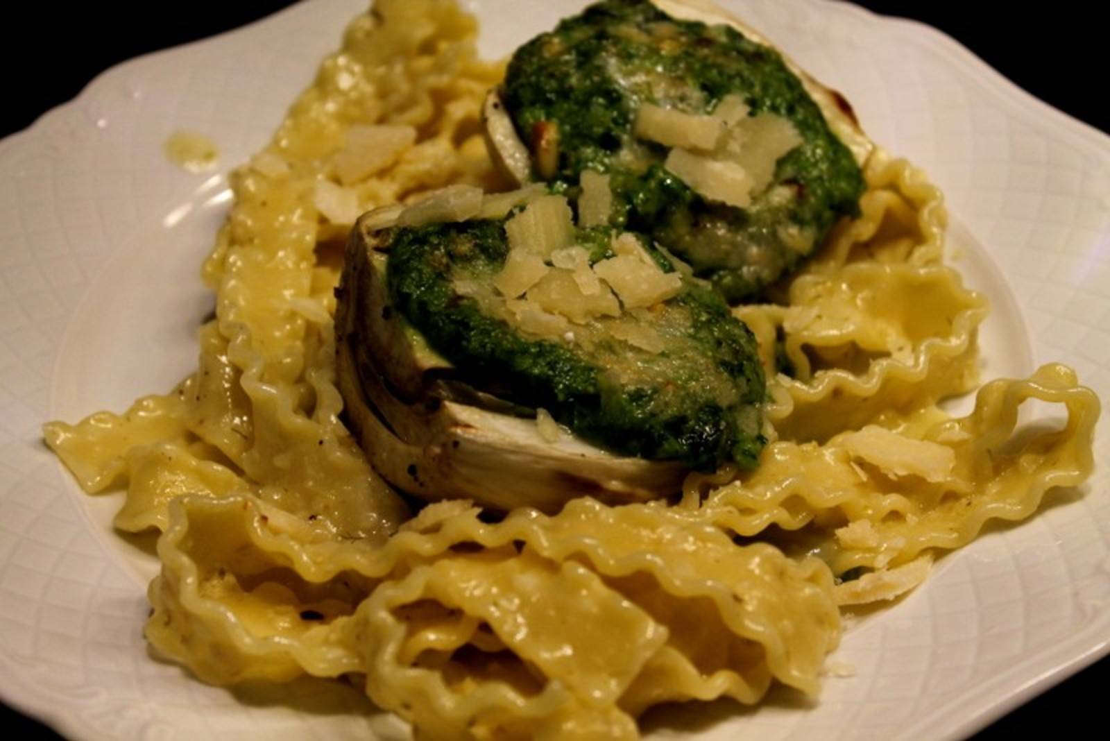 Geschmorter Fenchel mit Bärlauch-Parmesan-Creme