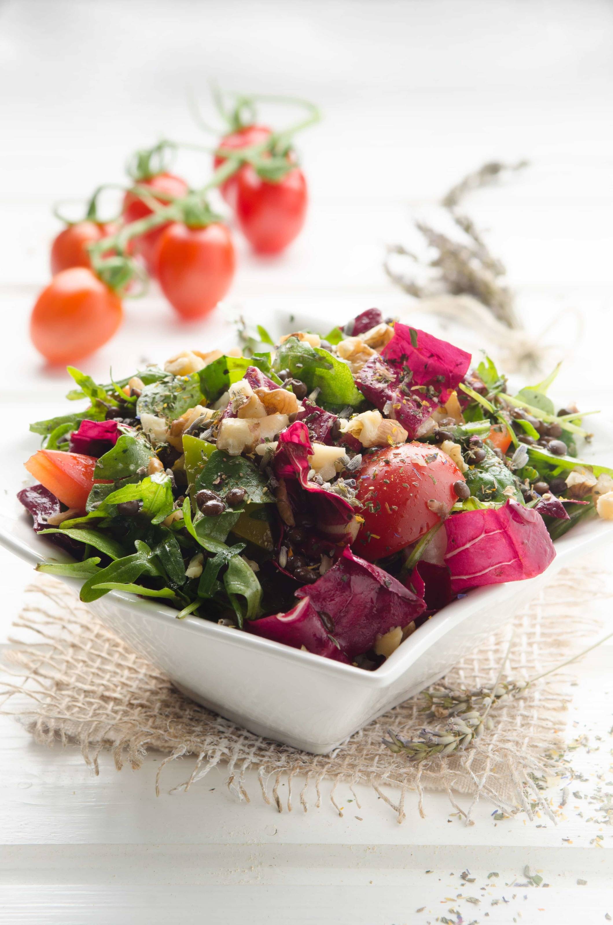 Belugalinsen-Salat Rezept