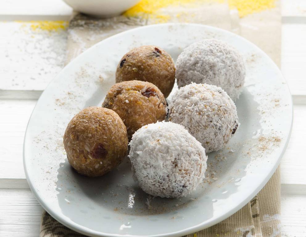 Fruchtige Polentakugeln Fruchtige Polentakugeln