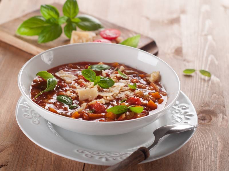 Basische Minestrone