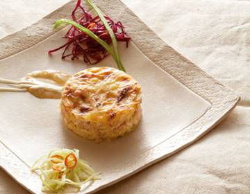 Krautlasagne auf Senf-Bier-Sauce Krautlasagne auf Senf-Bier-Sauce