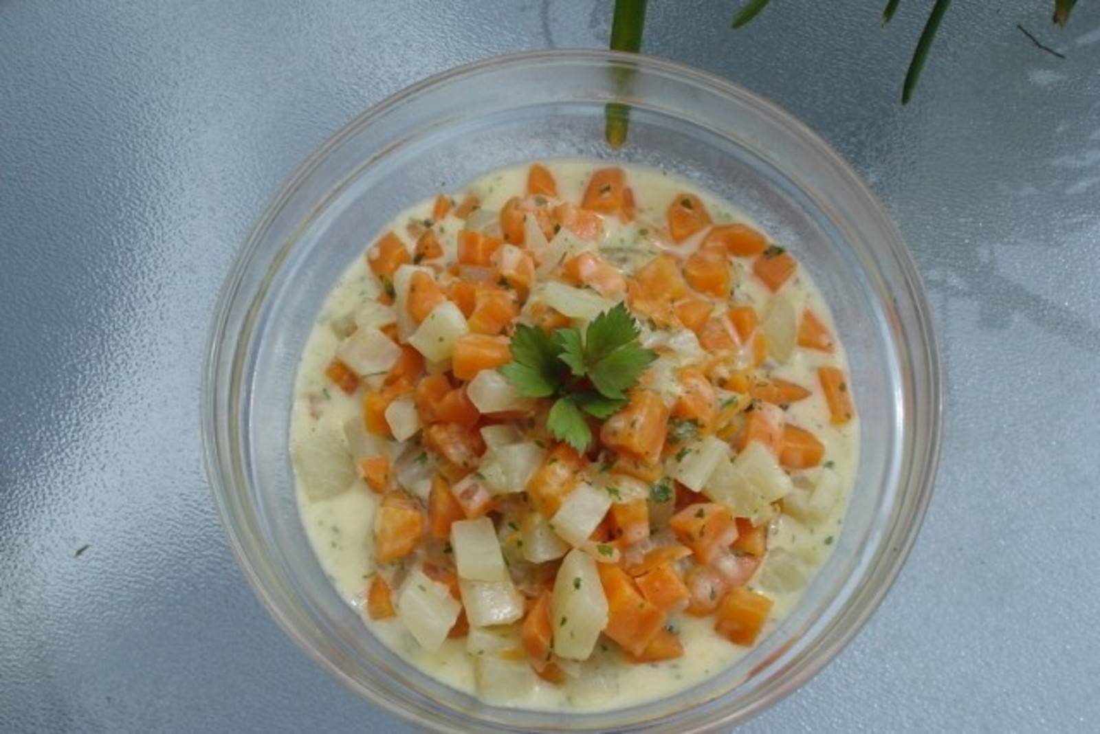 Karotten-Kohlrabi-Gemüse Rezept - ichkoche.de