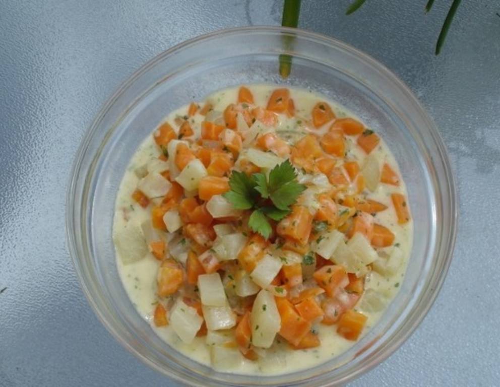 Karotten-Kohlrabi-Gemüse Rezept - ichkoche.at